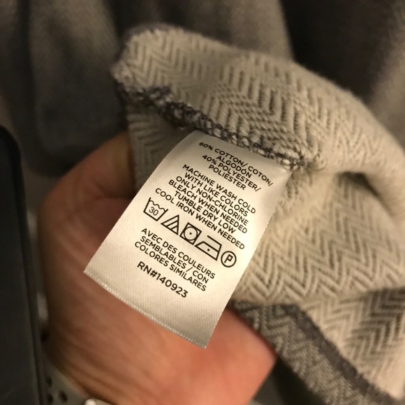 Loft long sleeve ruffle grey fall dress - Picture 3 of 3